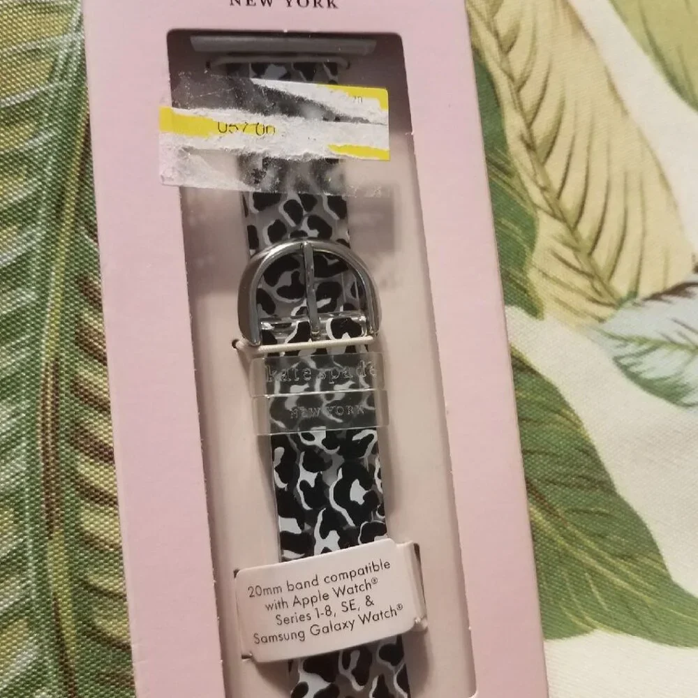 Kate Spade 20mm band comparable with Apple Watch Series I-8, SE & Samsung Galaxy - Picture 2 of 2